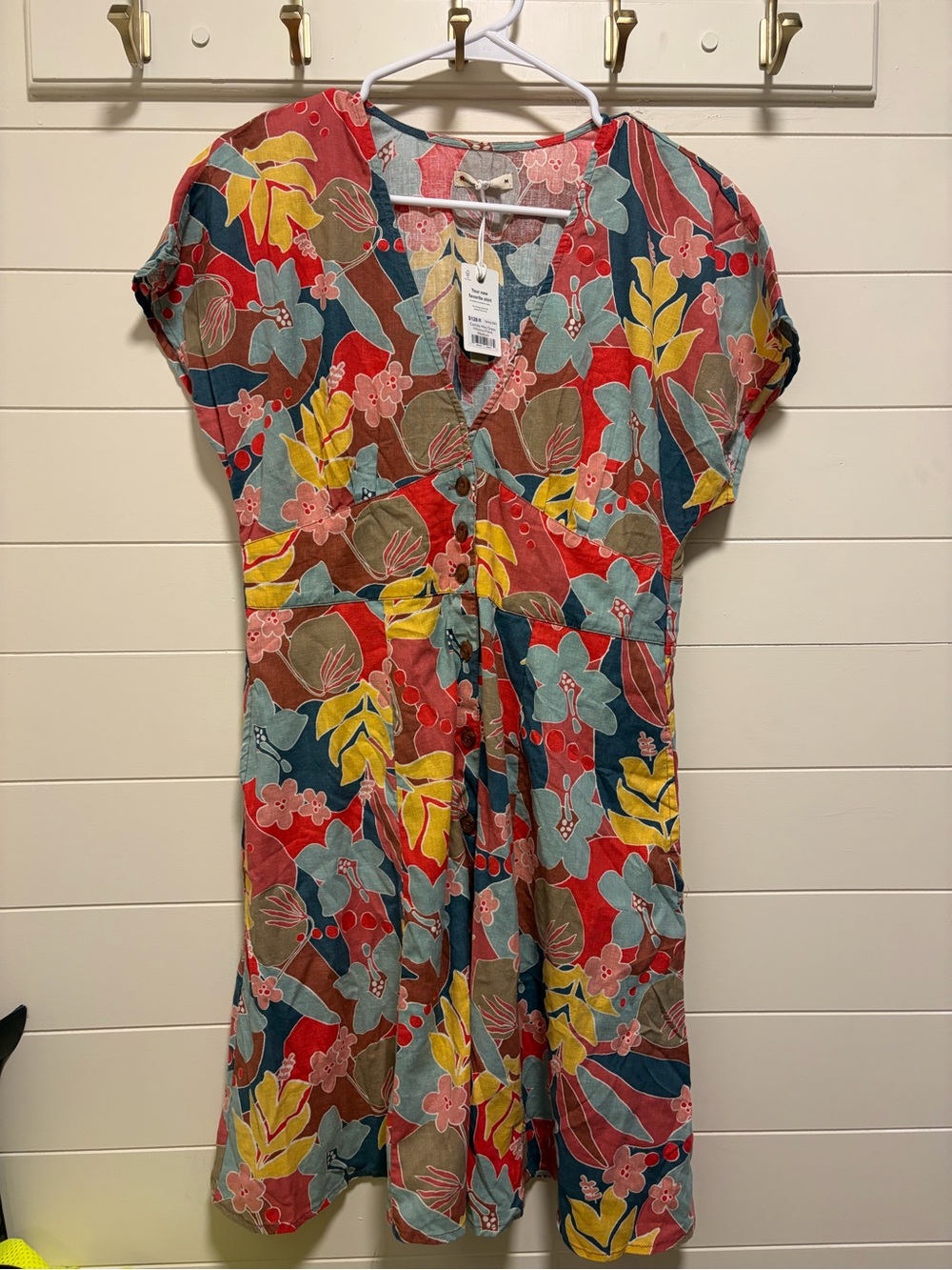 NWT Camila Mini Dress Floral Print Multicolor Size M